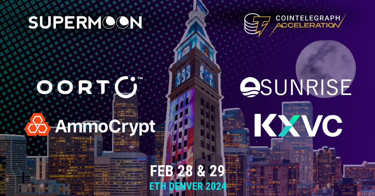 Supermoon and Cointelegraph to Host Landmark Event at the Historic Clock Tower | ETH Denver 2024
