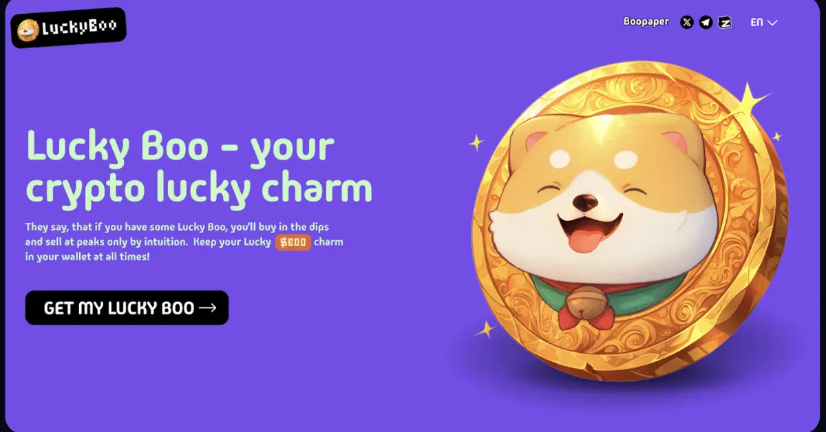 Just in time for BTC halving: Solana star meme coin Lucky Boo released last 1% of tokens at a presale price