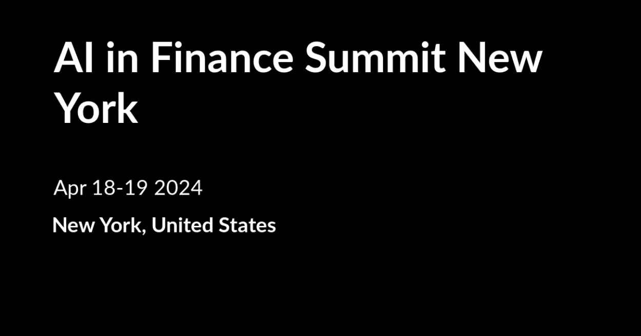 AI in Finance Summit New York