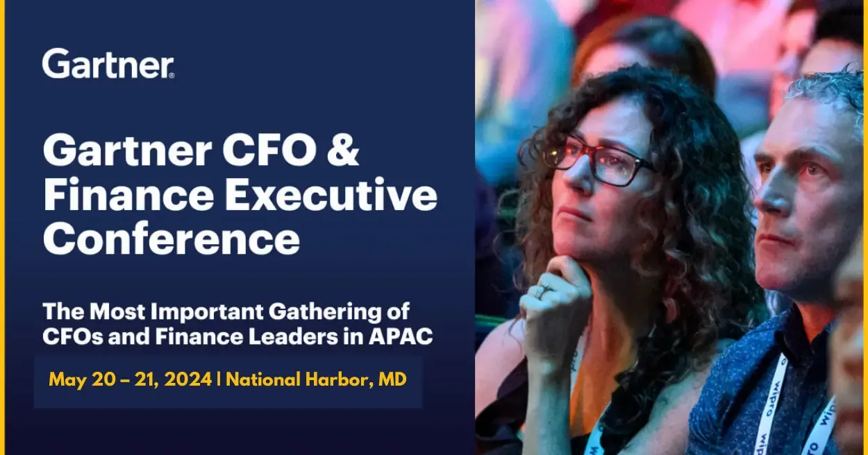 GARTNER CFO AND FINANCE EXECUTIVE CONFERENCE 2024 20TH21ST MAY 24