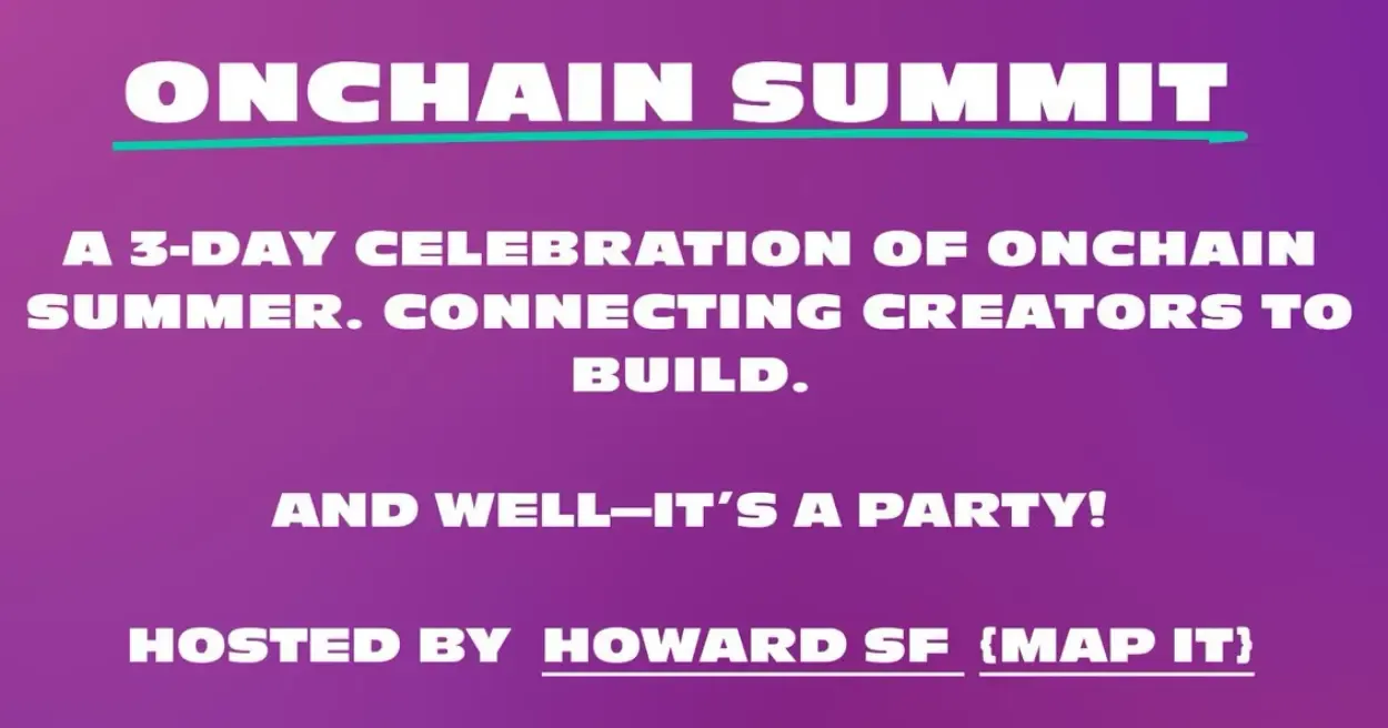 Onchain Summit San Francisco