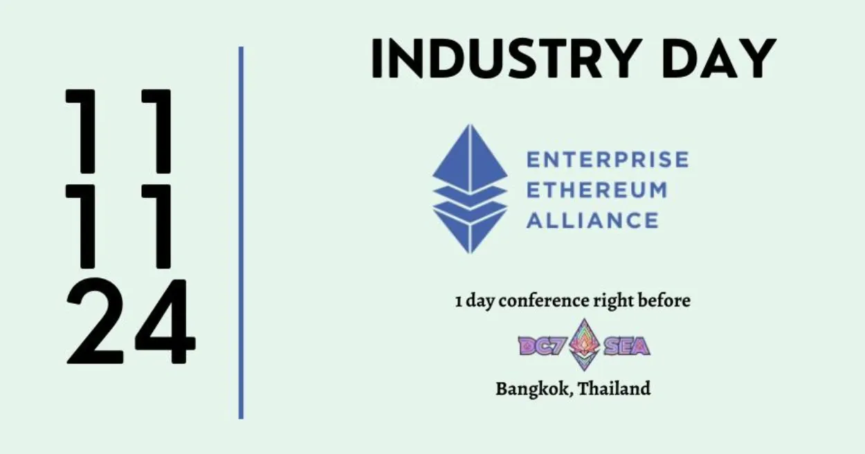 Enterprise Ethereum Alliance Industry Day