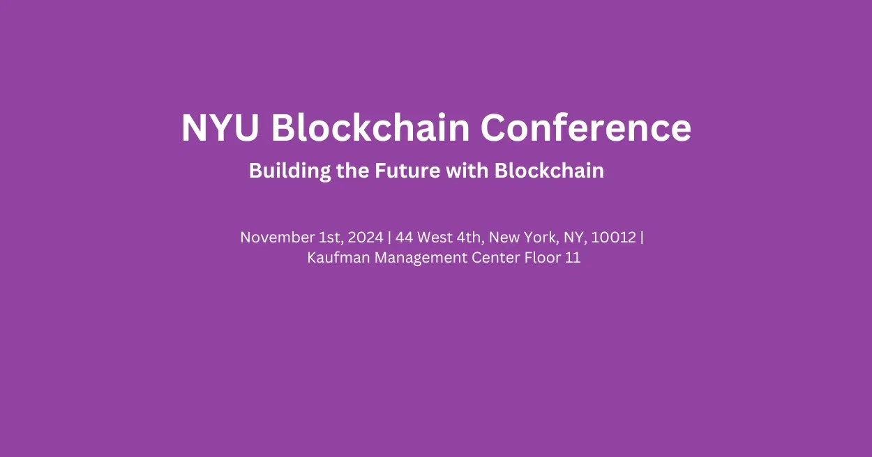 NYU Blockchain Conference