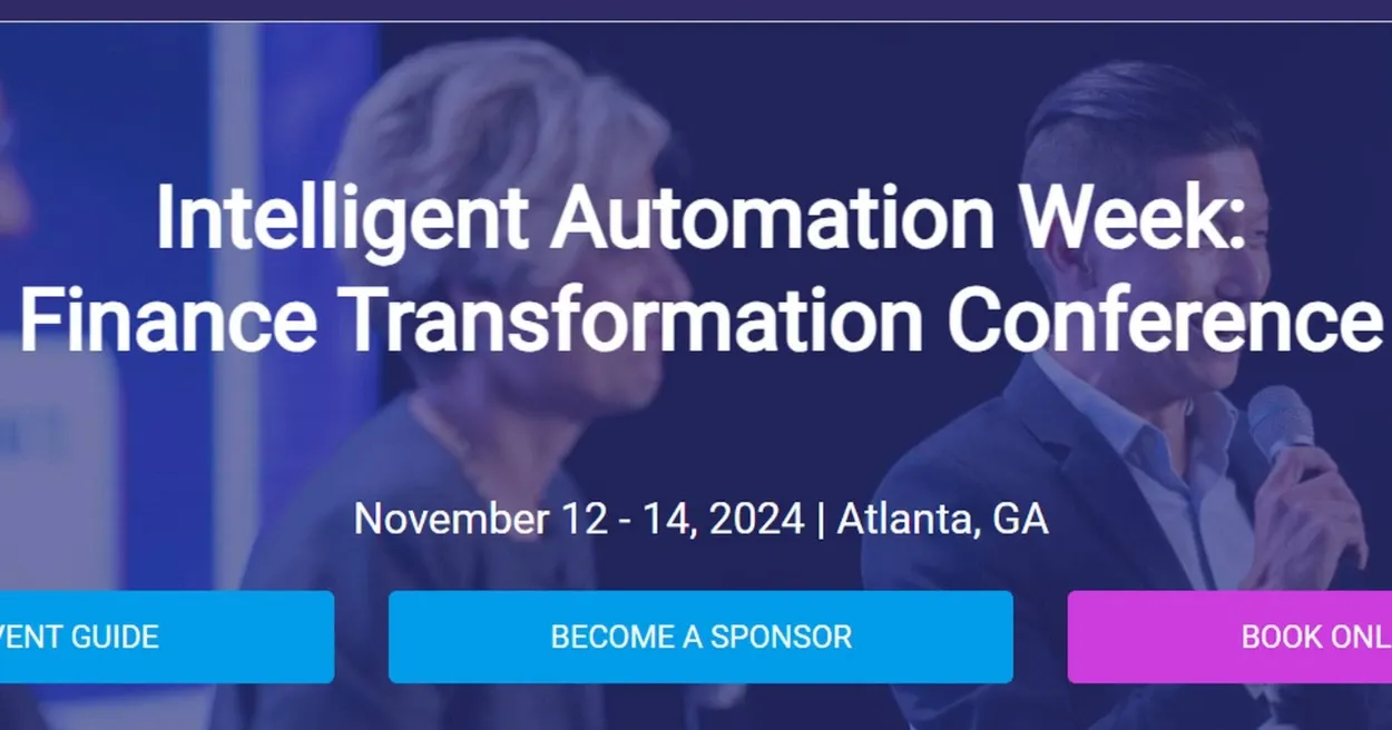 Intelligent Automation Week Finance Transformation Conference 