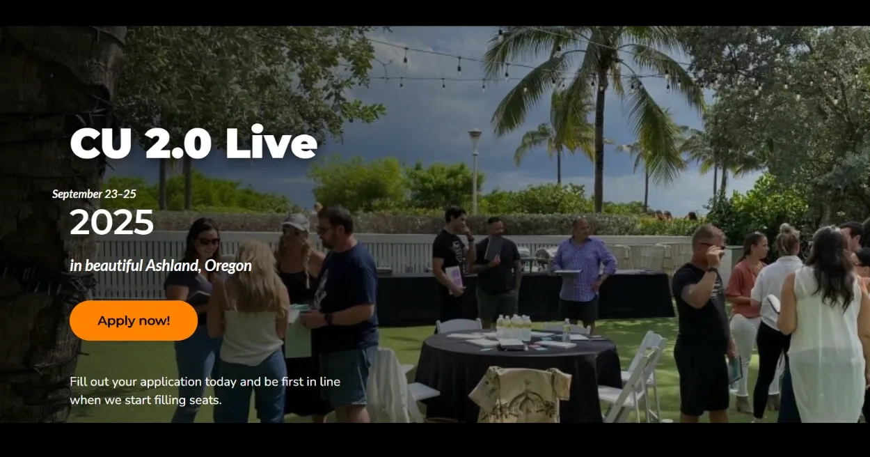 CU 2.0 Live 2025, Fintech Events 2025