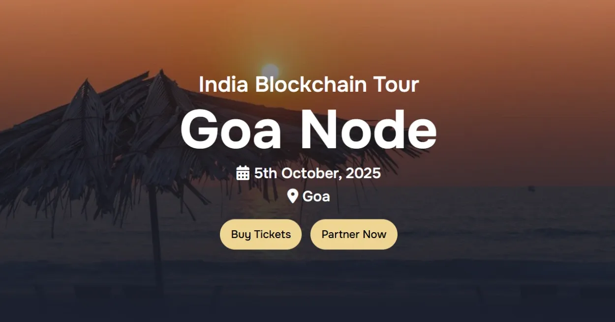 India Blockchain Tour Goa Node, Blockchain Events 2025