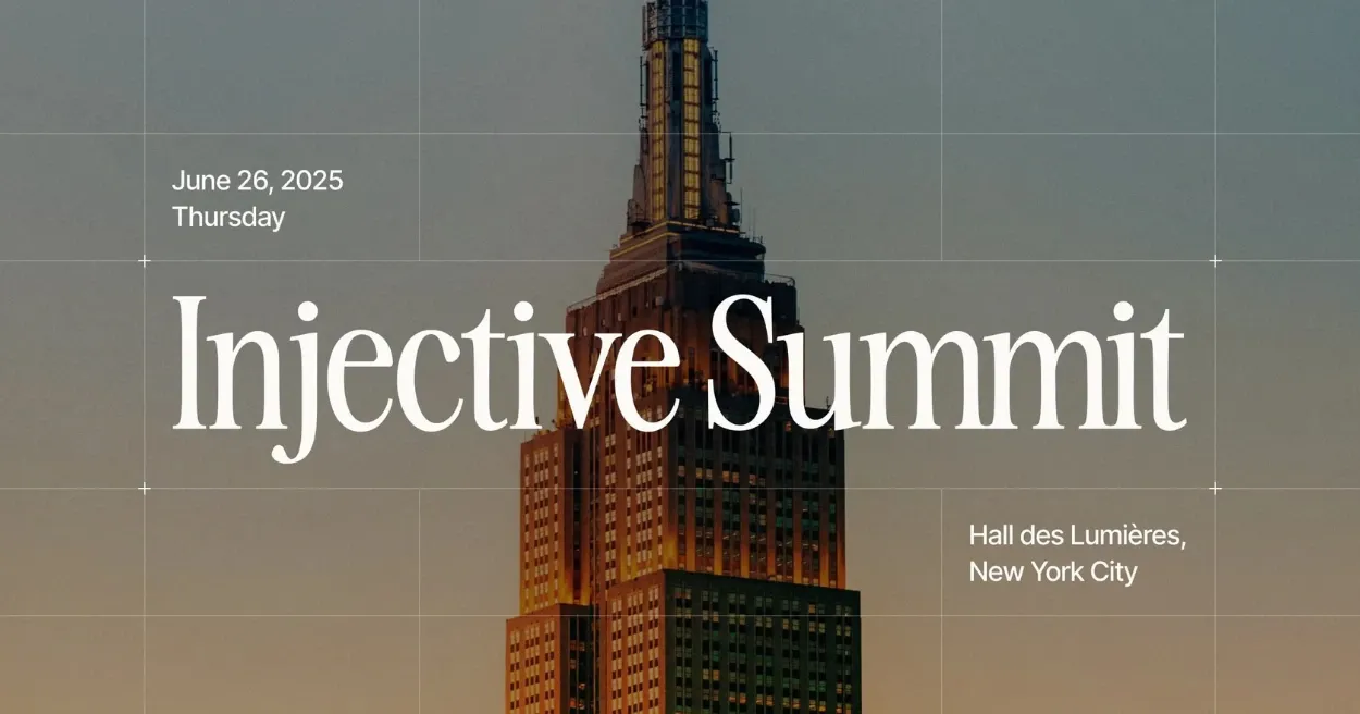 Injective Summit 2025 | Crypto Events