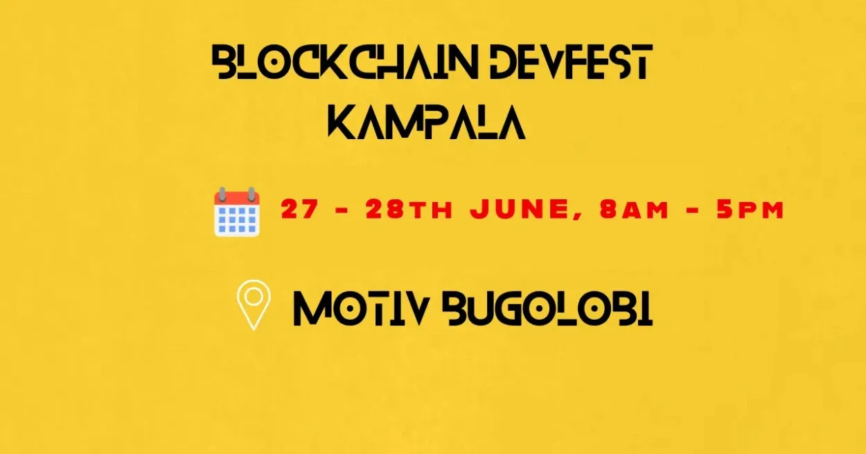 Blockchain DevFest Kampala 2025, Blockchain Events 2025