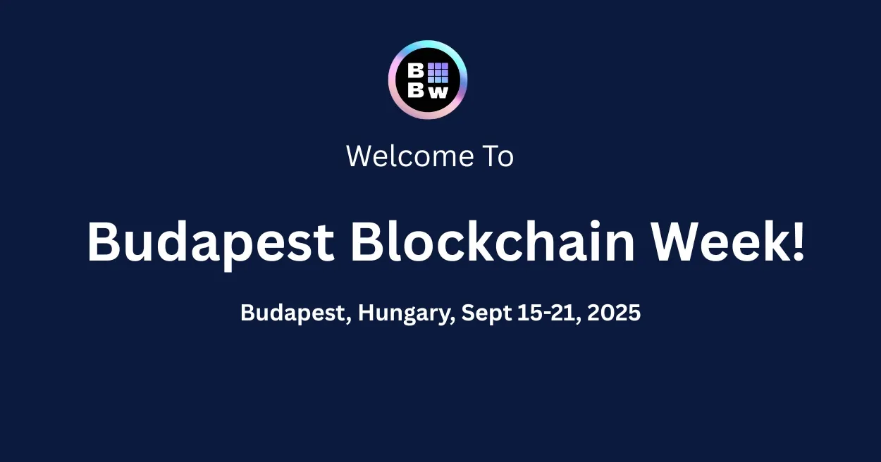 Budapest Blockchain Week 2025, Blockchain Events