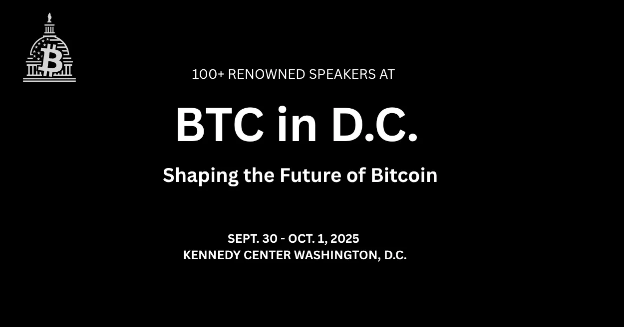 BTC in D.C. 2025, Bitcoin Events
