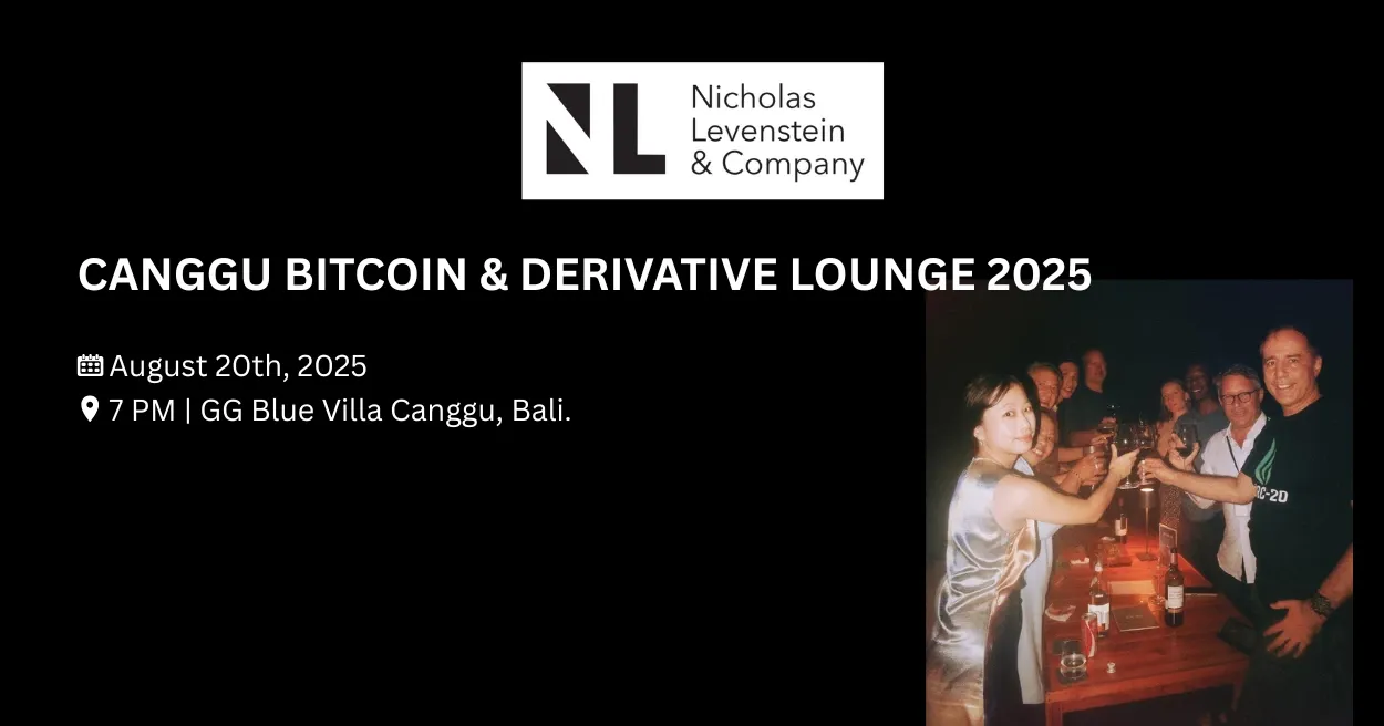 Canggu Bitcoin and Derivative Lounge 2025, Bitcoin Events