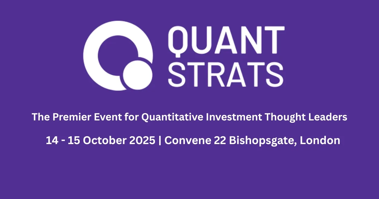 Quant Strats Europe 2025, Fintech Events