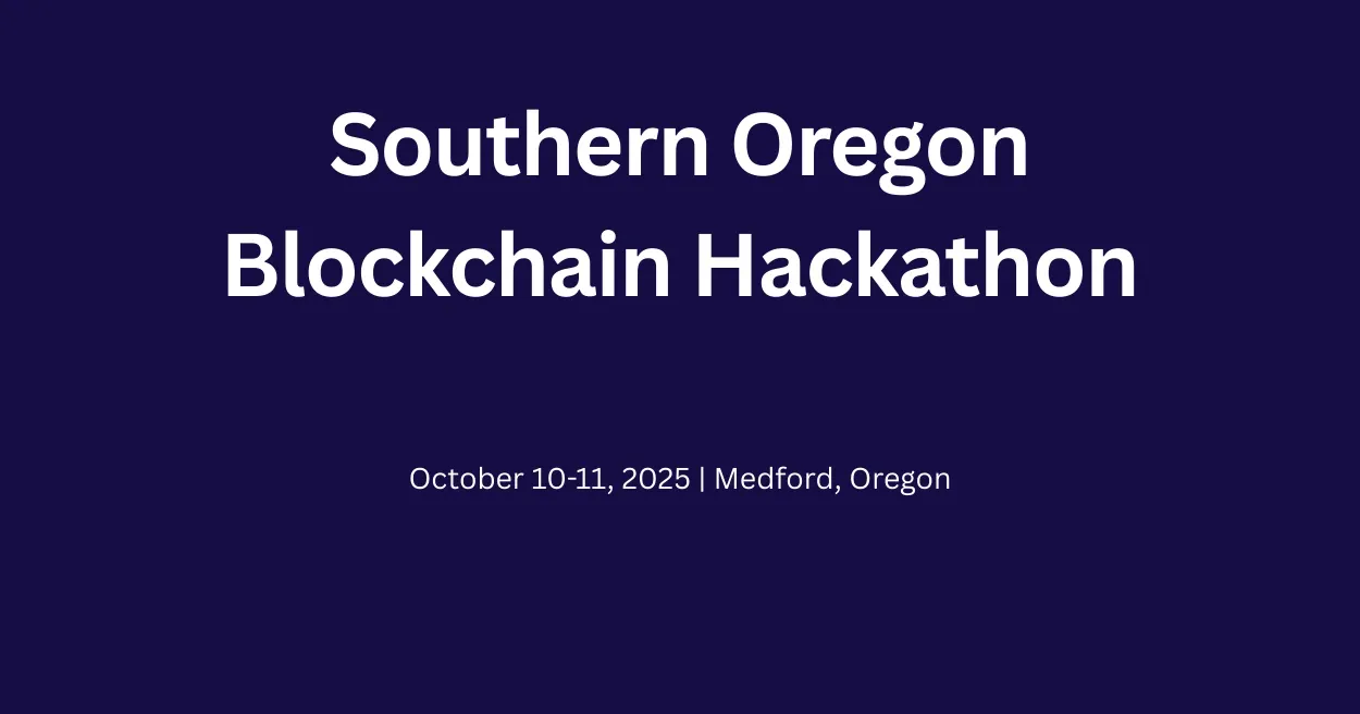 Southern Oregon Blockchain Hackathon, Blockchain Hackathon