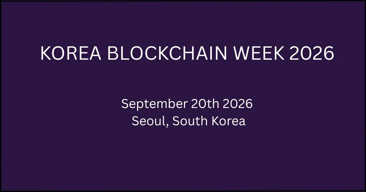 Korea Blockchain Week Korea Blockchain Week