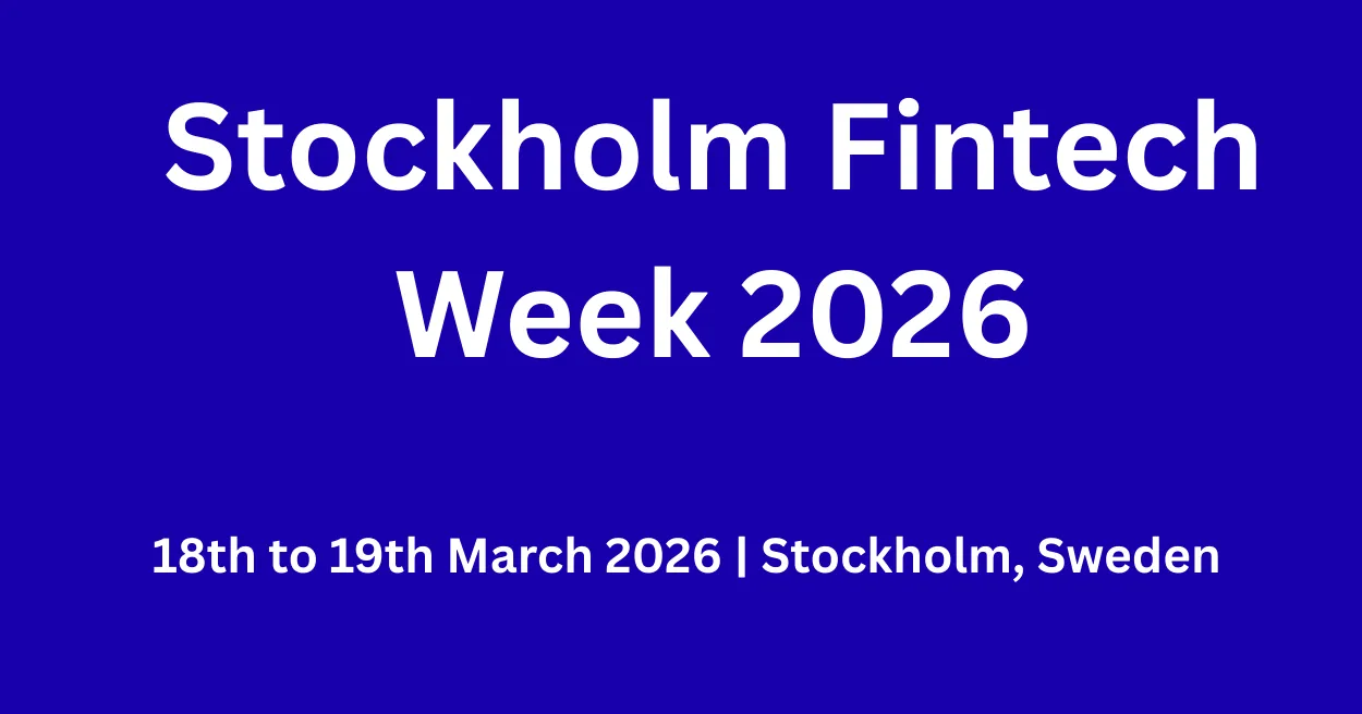 Stockholmer Fintech-Woche 2026 – Event Poster