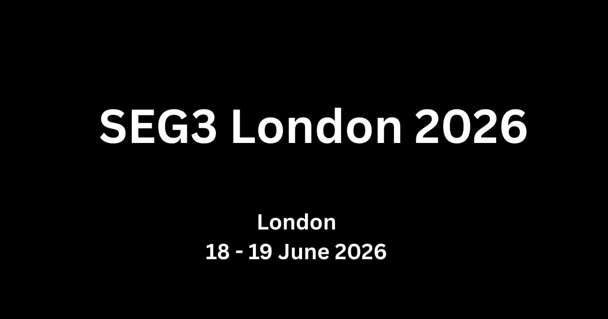 SEG3 London 2026 SEG3 London 2026
