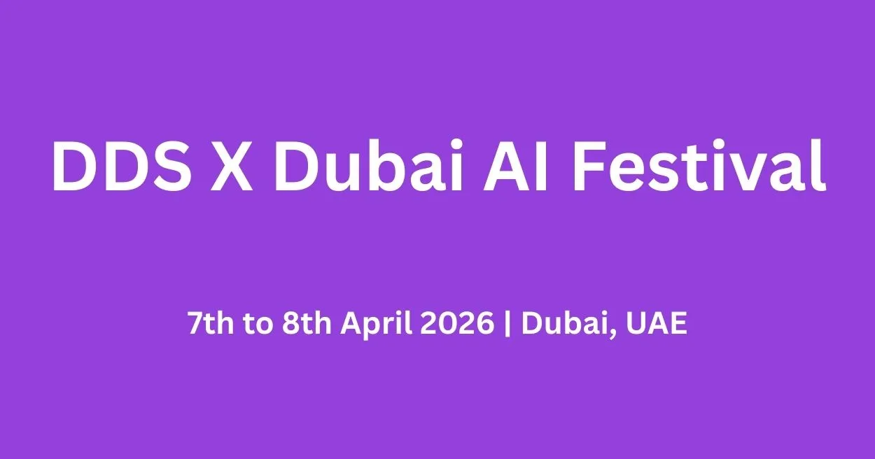 DDS X Dubai AI Festival – Event Poster