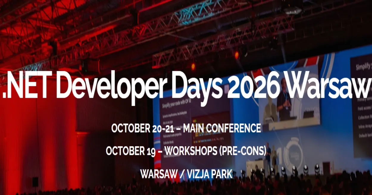 NET Developer Days 2026 Warsaw NET Developer Days 2026 Warsaw