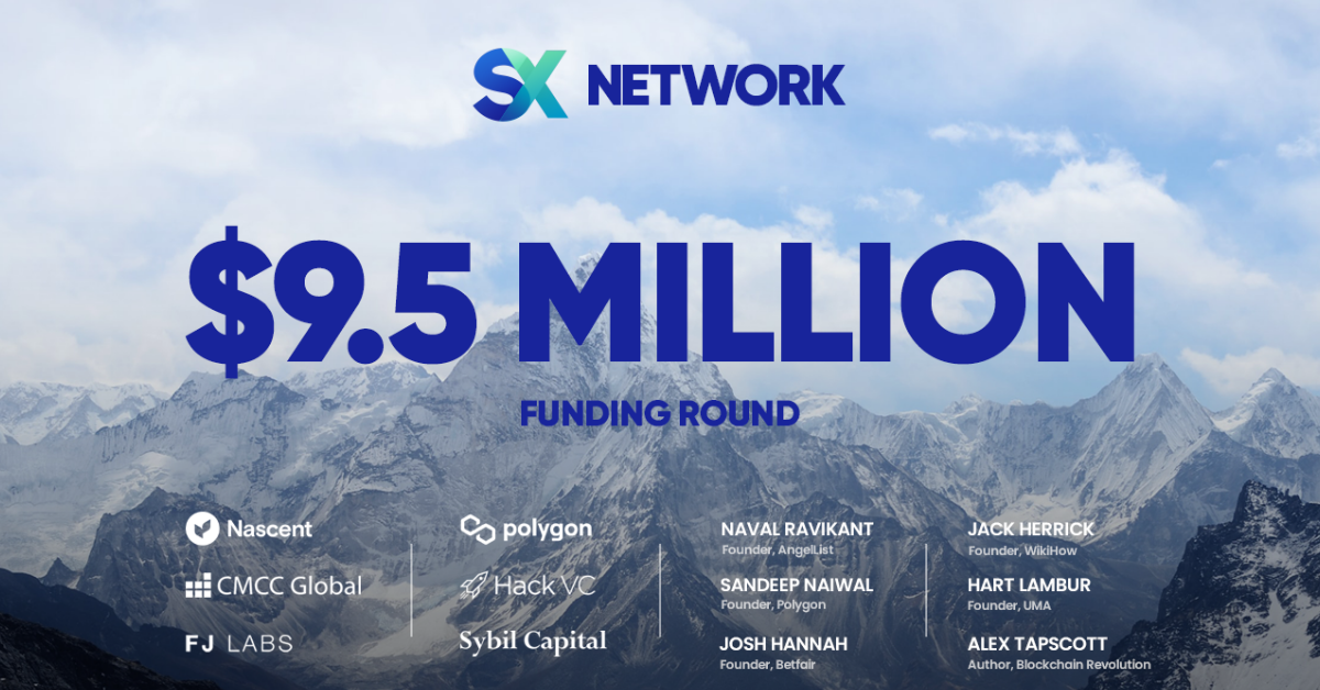 SX Network Closes $9.5 Million Funding Round led by Hack VC and Polygon founder Sandeep Nailwal 