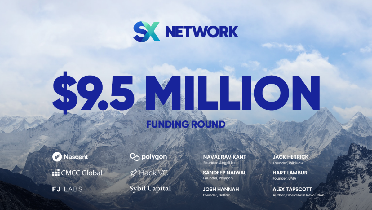 SX Network Closes $9.5 Million Funding Round led by Hack VC and Polygon founder Sandeep Nailwal
