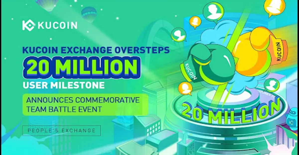 Global KuCoin Exchange Tops 20 Million Users