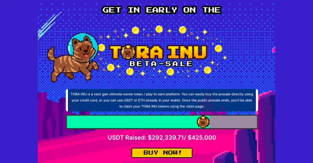 Limited Availability Of Tora Inu Tokens Is Pushing Its Presale Closer To Be Sold Out