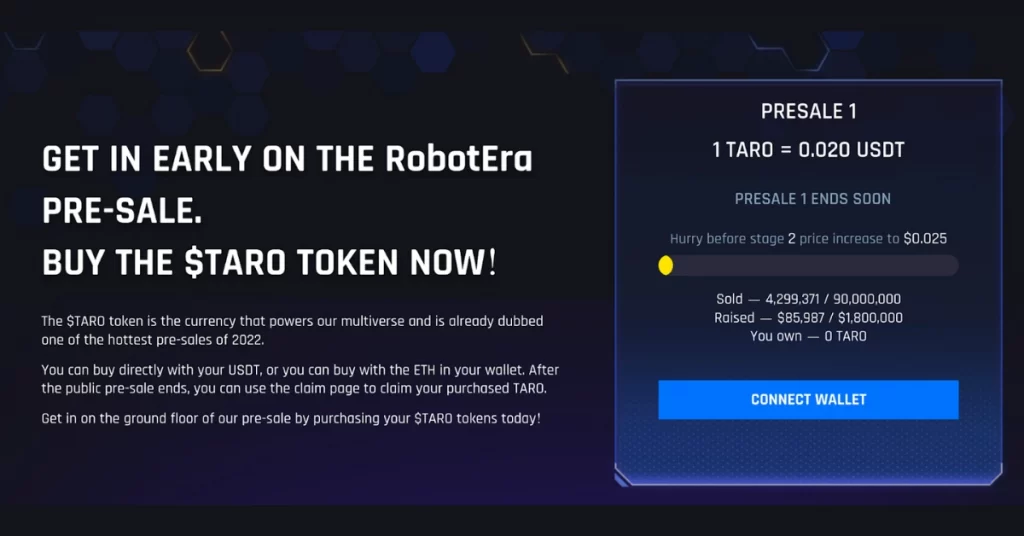 Here’s What You Need To Know On RobotEra, The Newest Metaverse – How To Buy $TARO
