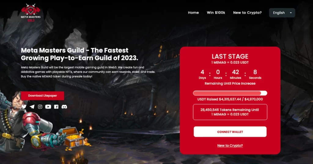 MEMAG Presale Enters The Last Stage: How To Join The Fastest-Growing P2E Guild Of 2023?