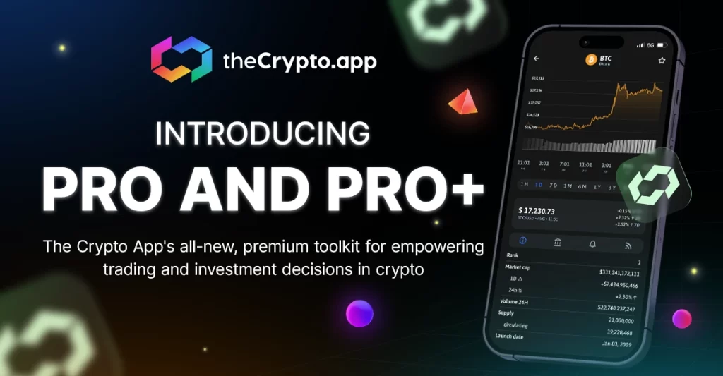The Crypto App-Pro-Announcement-Image