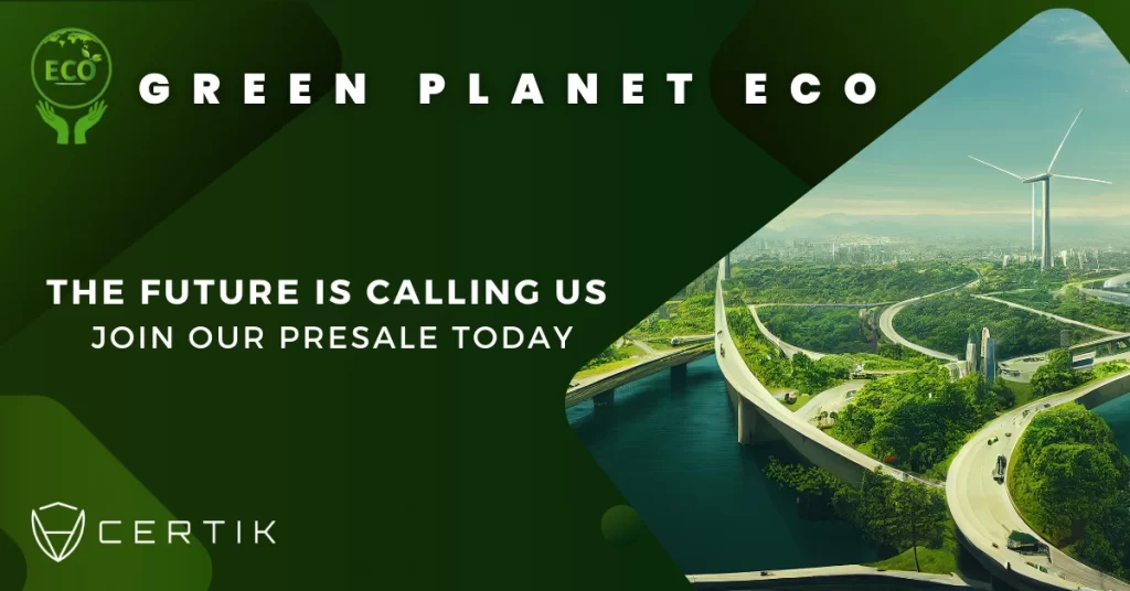 Green Planet Eco — The Future is Calling Us!  Join Our Pre-sale Today