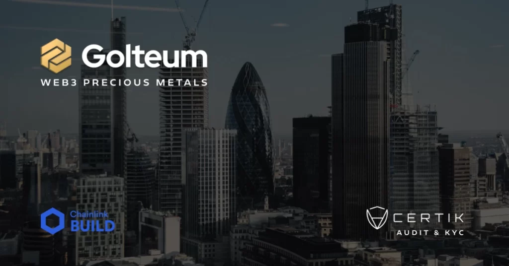 Golteum (GLTM) Joins Chainlink BUILD To Foster Unity Of Crypto and Precious Metals