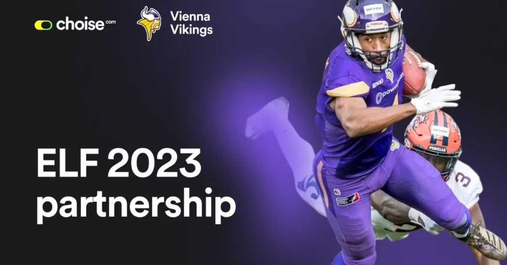 Choise.com Partners With the Reigning ELF Champions Vienna Vikings, Brings Sports Sponsorships Back On Track 