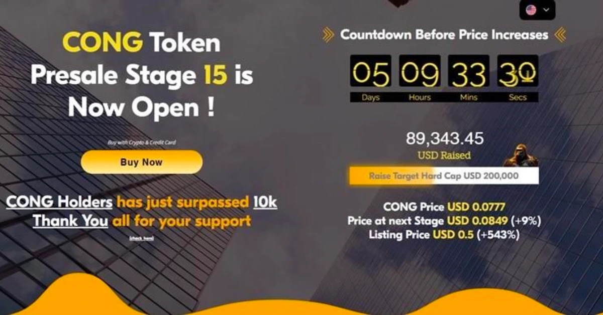 CONG Token Invest in CONG and GALA2 Tokens during Their Presale Stages