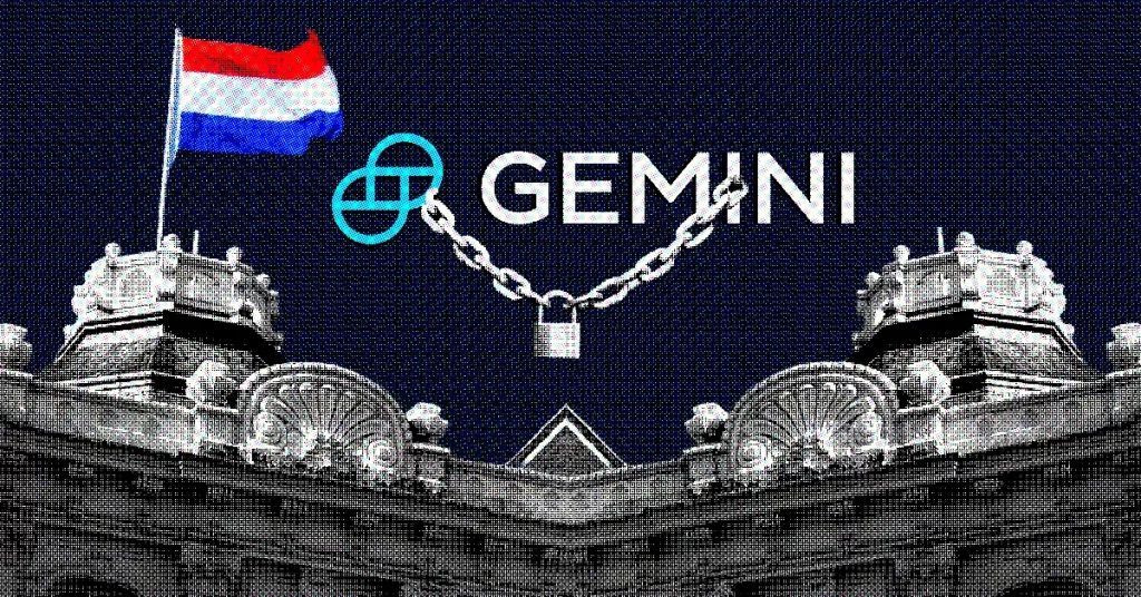 Gemini Exchange Withdraws From Netherlands Over Regulatory Roadblocks