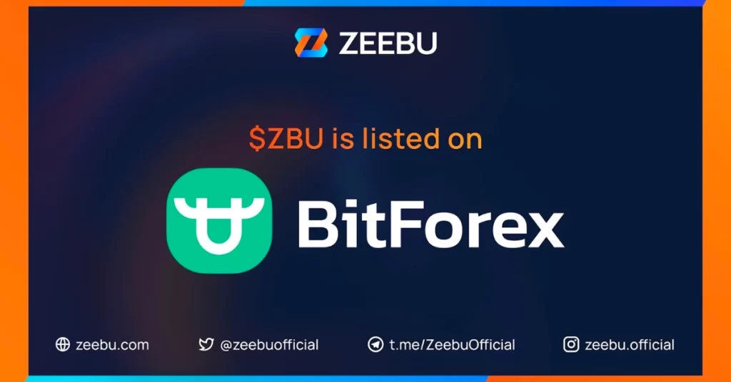 Zeebu (ZBU) Announces Listing on BitForex