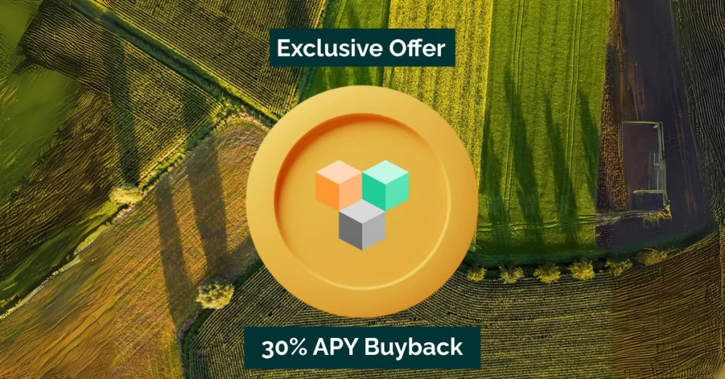 Invest in agricultural land with APFC token and receive yield up to 30% APY 