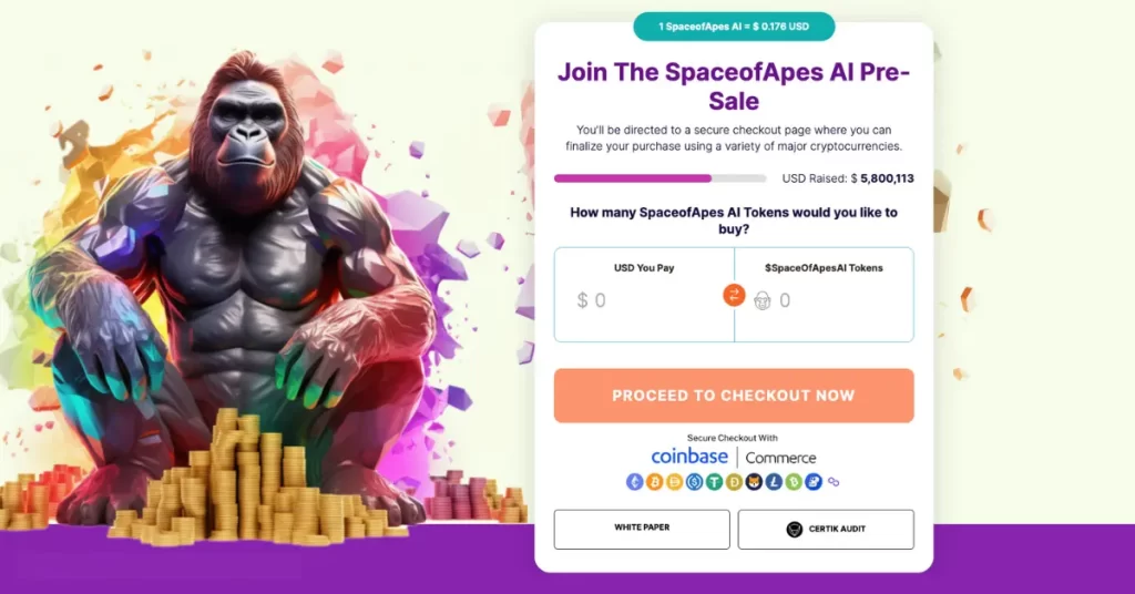 SpaceofApes Token Introducing With AI-powered Trading Innovation