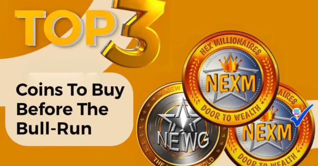 Top 3 Coins to Buy Before the Bull Run: NewG, NexM, and NexM Solana Make $1000s Profit