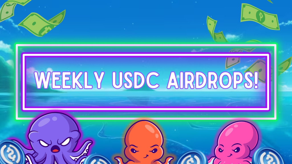 Free USDC Airdrops For Holding Octoblock Has Caught The Attention of Solana Users