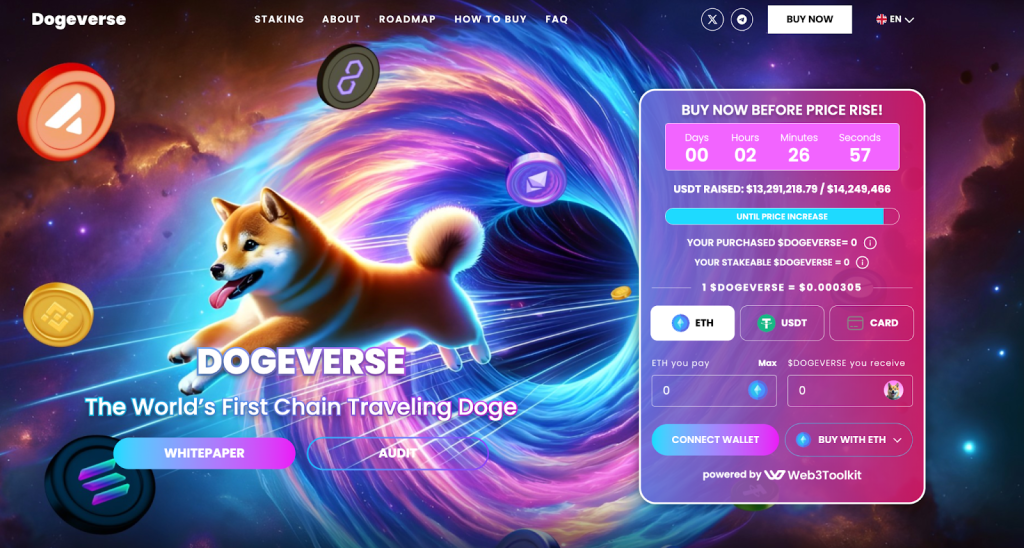 Dogecoin and Shiba Inu Rise 5% as Excitement Builds Over Dogeverse Meme Coin ICO
