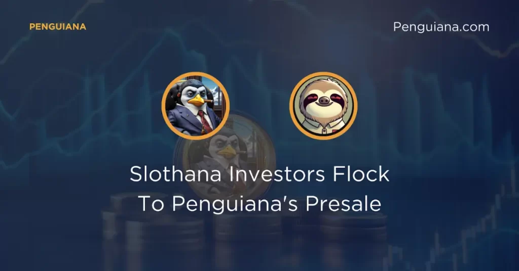 Slothana Investors Flock To Penguiana’s Presale As Nearly 500 SOL Is Raised In Just 36 Hours!