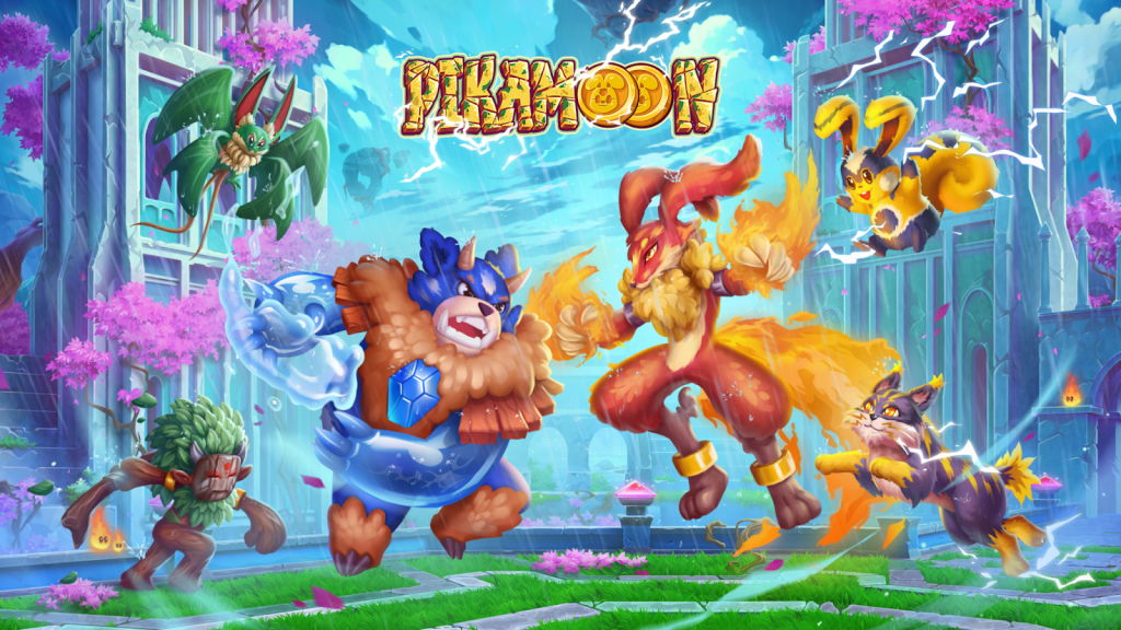 screenshot of pikamoon nft game