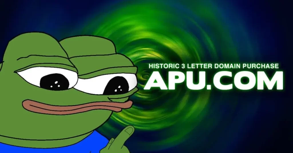 Apu Community Hits the Jackpot by Acquiring the Ultra-Rare Domain APU.COM