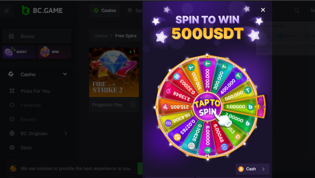 BC Game Bonus Code: “CSGOBETTINGS”, No Deposit Bonus, Free Spins Today