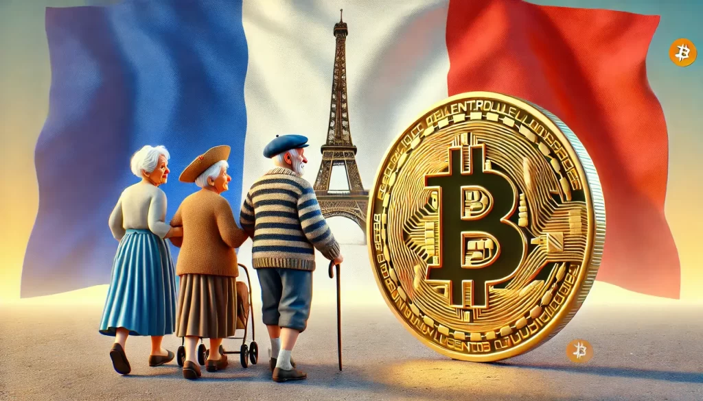 bitcoin enters french pension plans