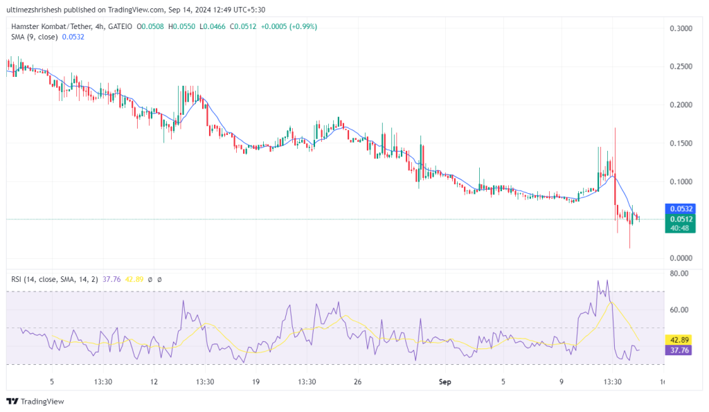 HMSTR sept 14th 2024 price