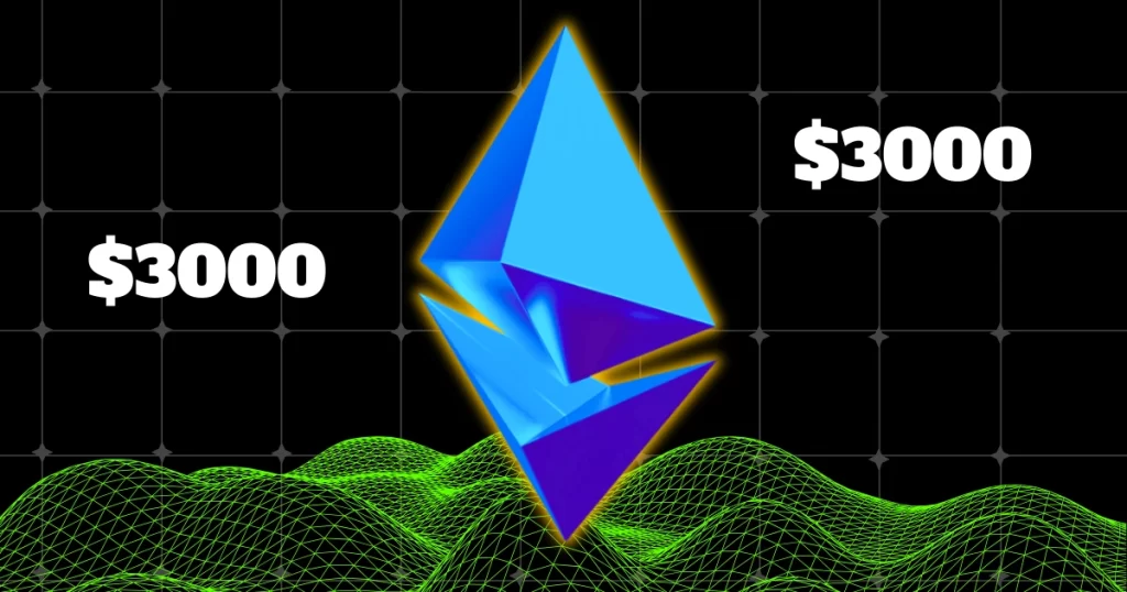 Ethereum (ETH) достигнет $3000, данные внутри цепочки