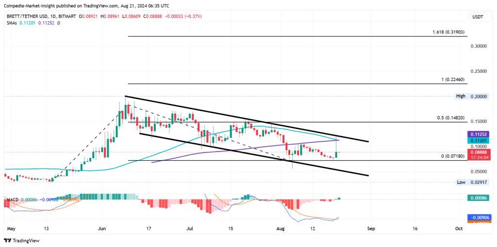 Meme Coins BRETT, FLOKI, SHIB พร้อมที่จะชุมนุมแม้ว่า Bitcoin จะชะลอตัวลงก็ตาม!