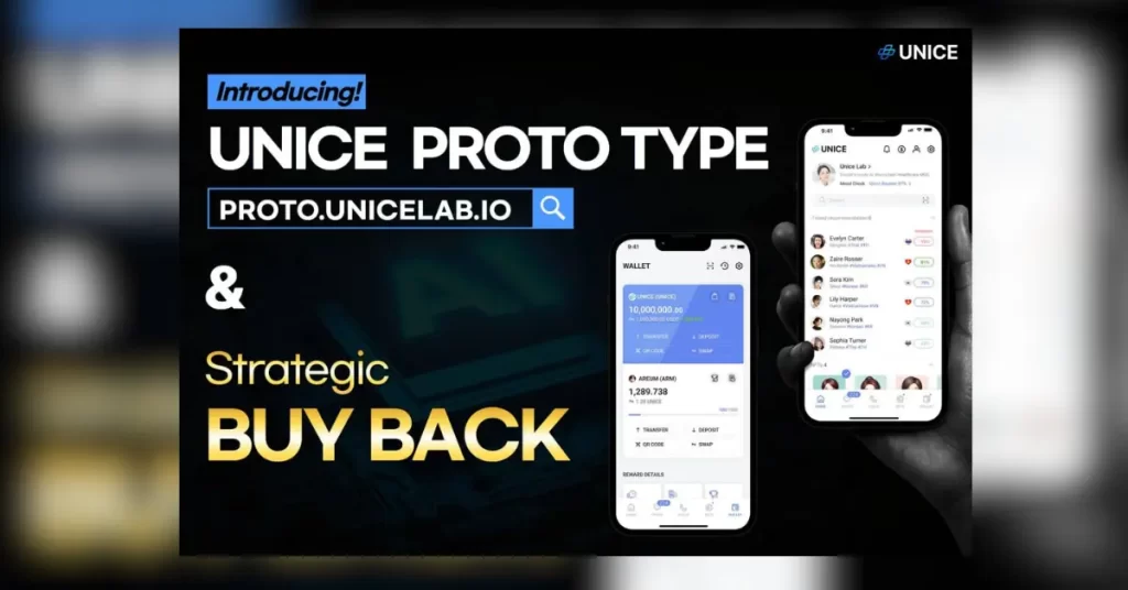 UNICE Debuts Innovative Prototype and Strategic Buyback to Enhance Token Value