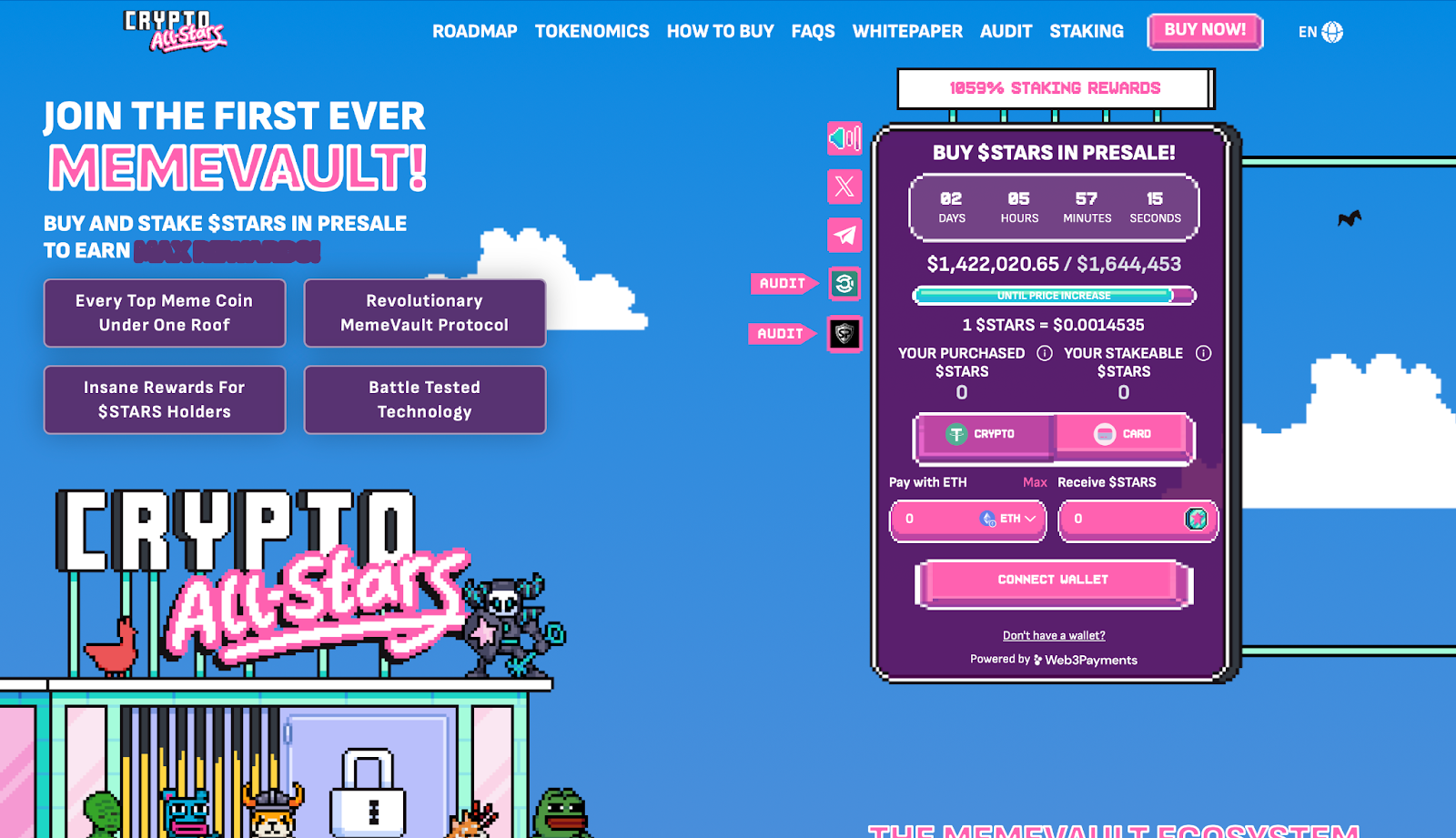 Could This Token be a Better Investment Than Memereum? Crypto All-Stars  Lets You Stake Any Meme Coin, Raises $1.3M